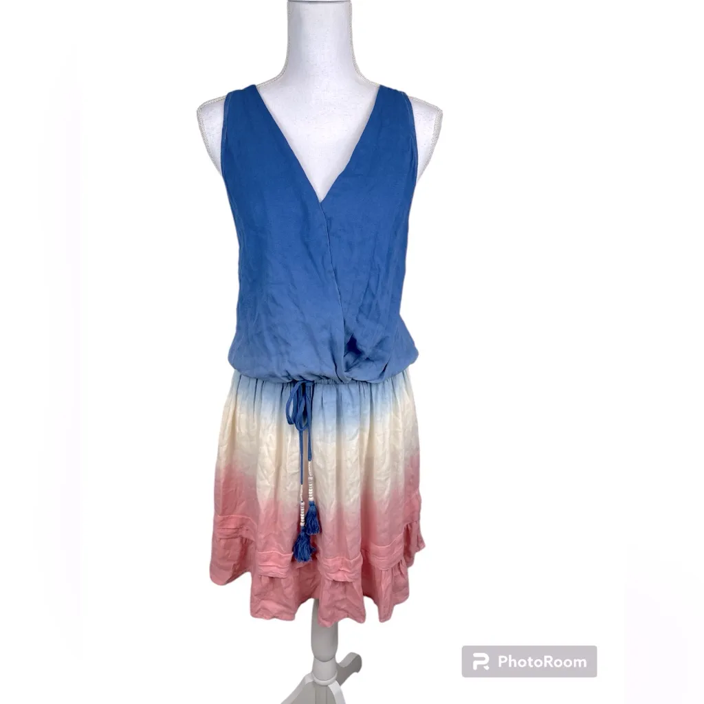 On the Road Women’s Classic Colorful Ombré A-Line Bohemian Dress Size Large - Image 2