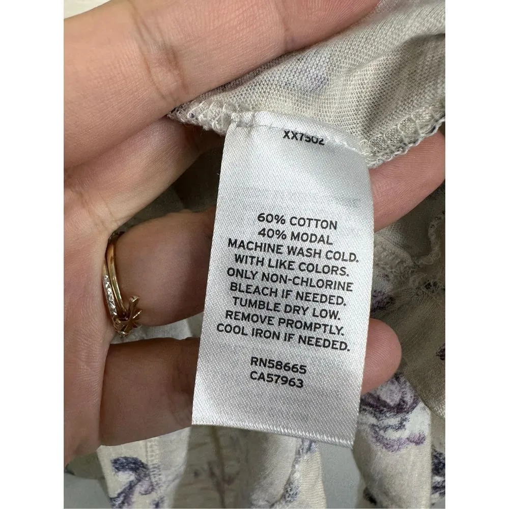 Caslon  Shirt Womens Long Sleeve Floral Crewneck Size XXL NWT - Image 9