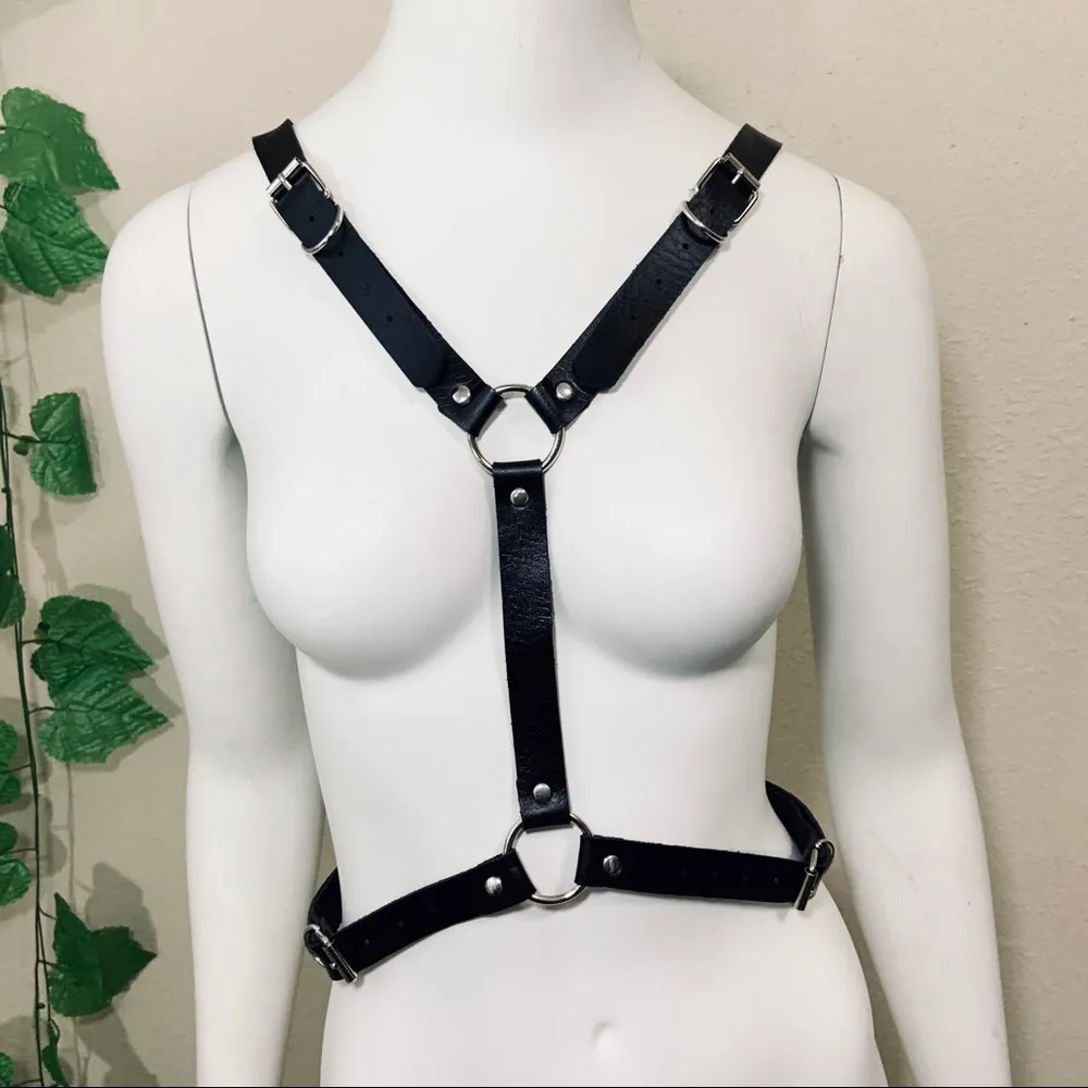 Black Harness O Ring Wings New - Image 8