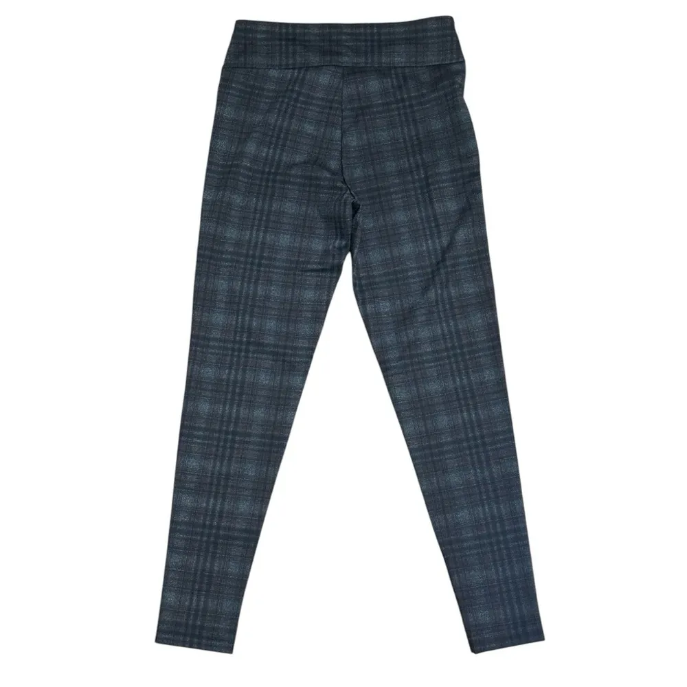 Hope & Harlow Boutique Plaid Slim Fit Dress Pants NWT Black - Image 2