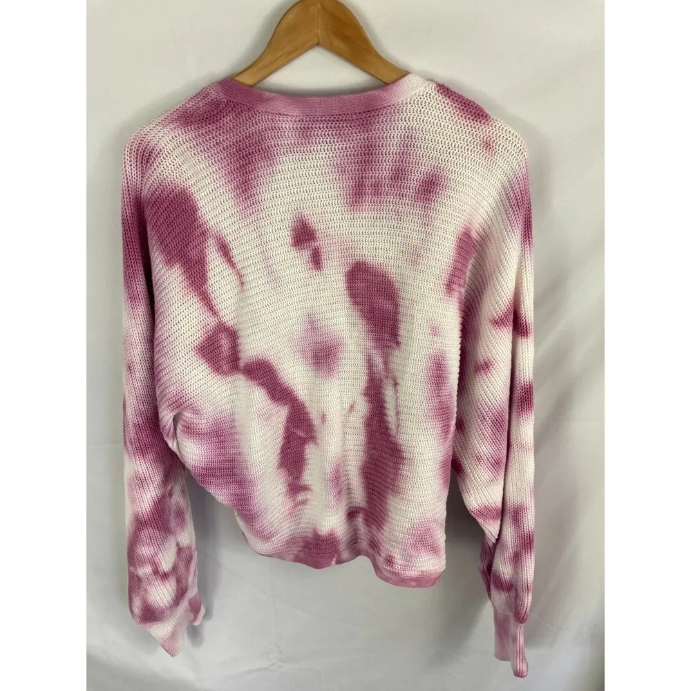 INC International Concepts Tie Dye Wrap Sweater Size Medium - Image 5