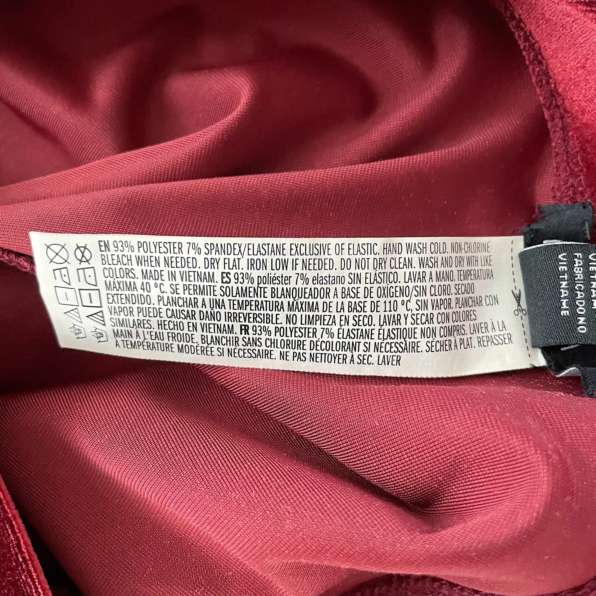 NWOT Red Velvet Leggings - Image 5