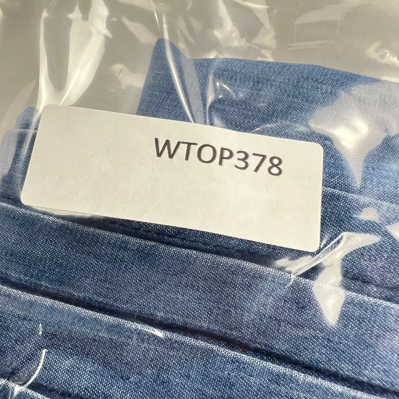 Sundance Pearl Snap Blue Chambray Tuxedo Pleat Button Up Shirt Top Size XS - Image 12