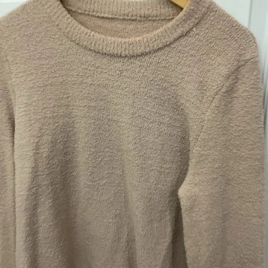 SHEIN Soft Blush Crew Neck Sweater - Image 4