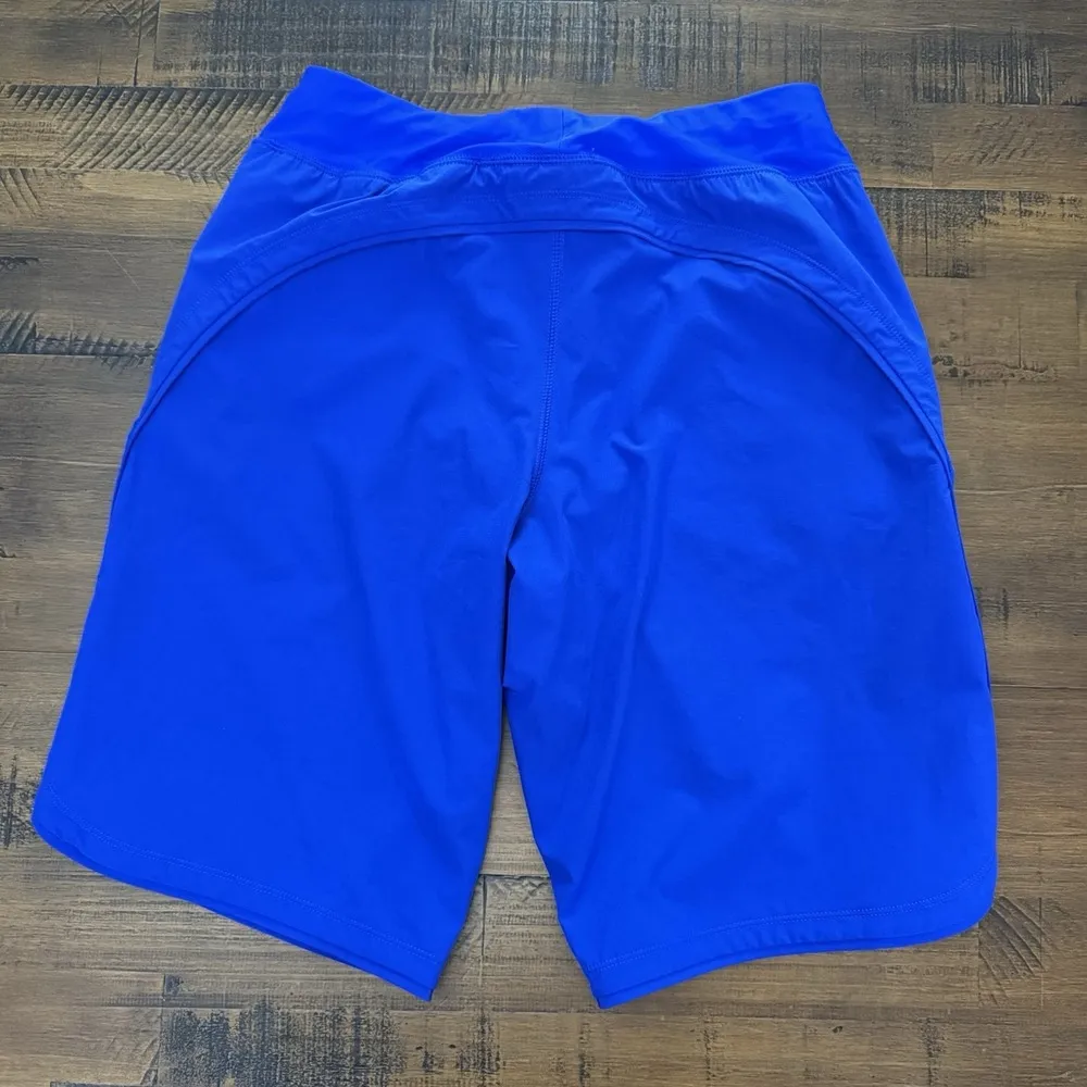 Lands End Women's Swim Short With Built In Swim Bottoms Size 2 Royal Blue - Image 3