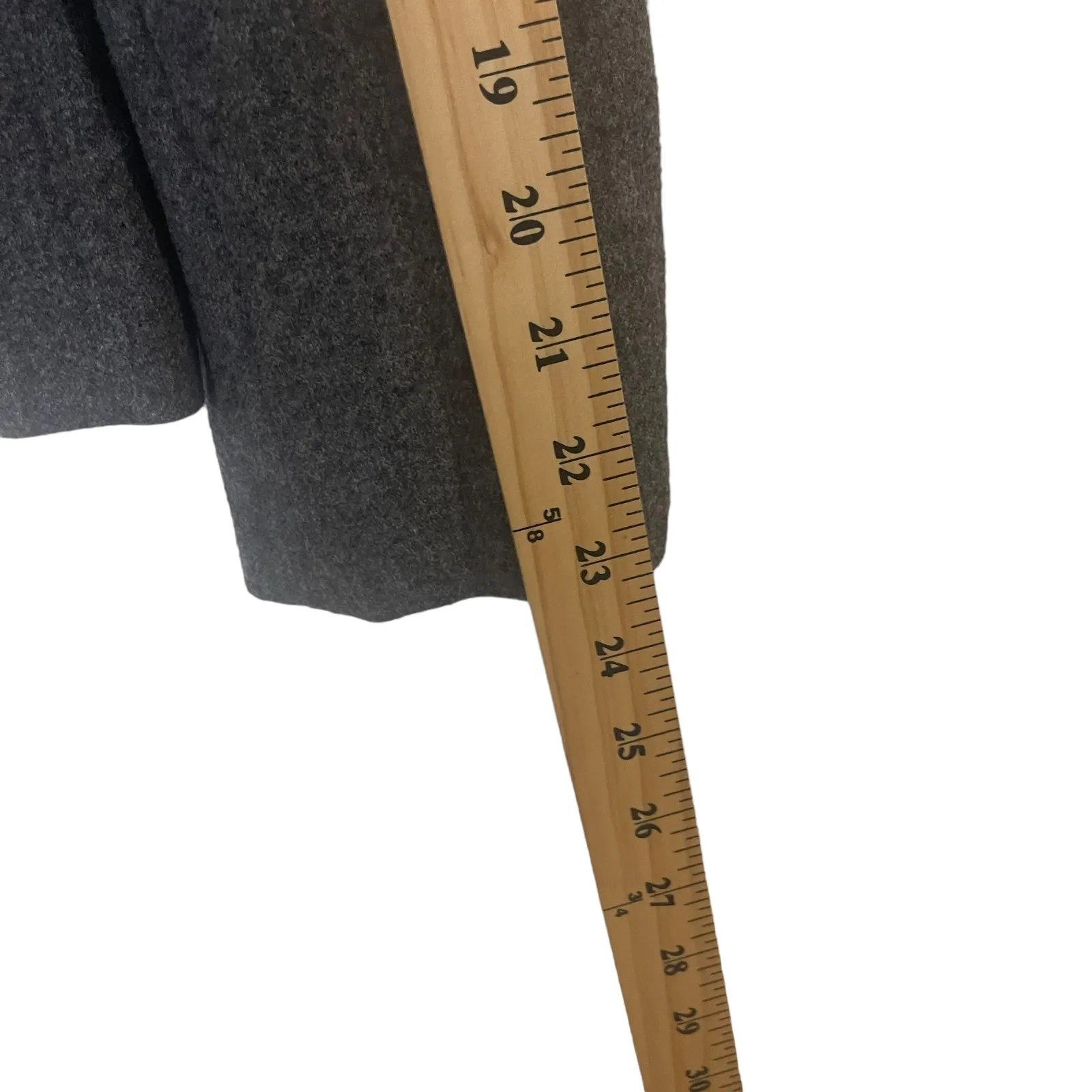 Evan Picone Vintage Women's Size Medium Wool Blend Grey 3‎ Button Blazer - Image 12