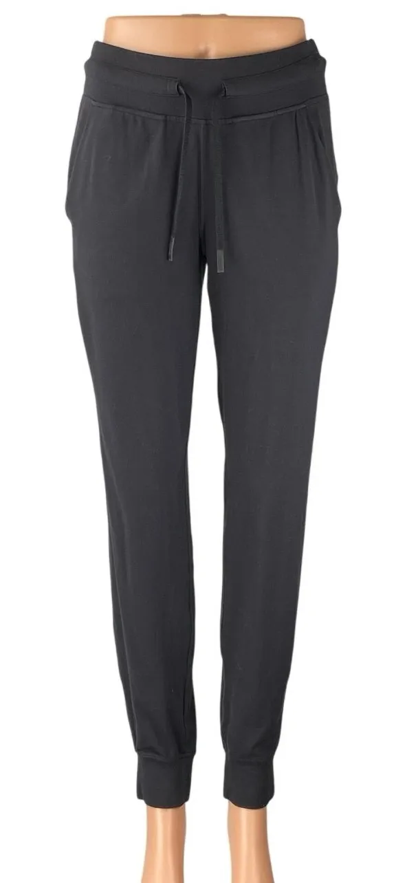 Lululemon Women's Black Drawstring Activewear Athletic Trousers Joggers Pants 4 - Image 1