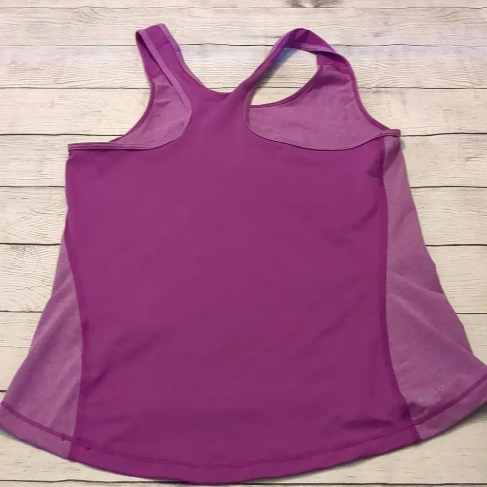 Nike pro purple tank top rise medium - Image 4