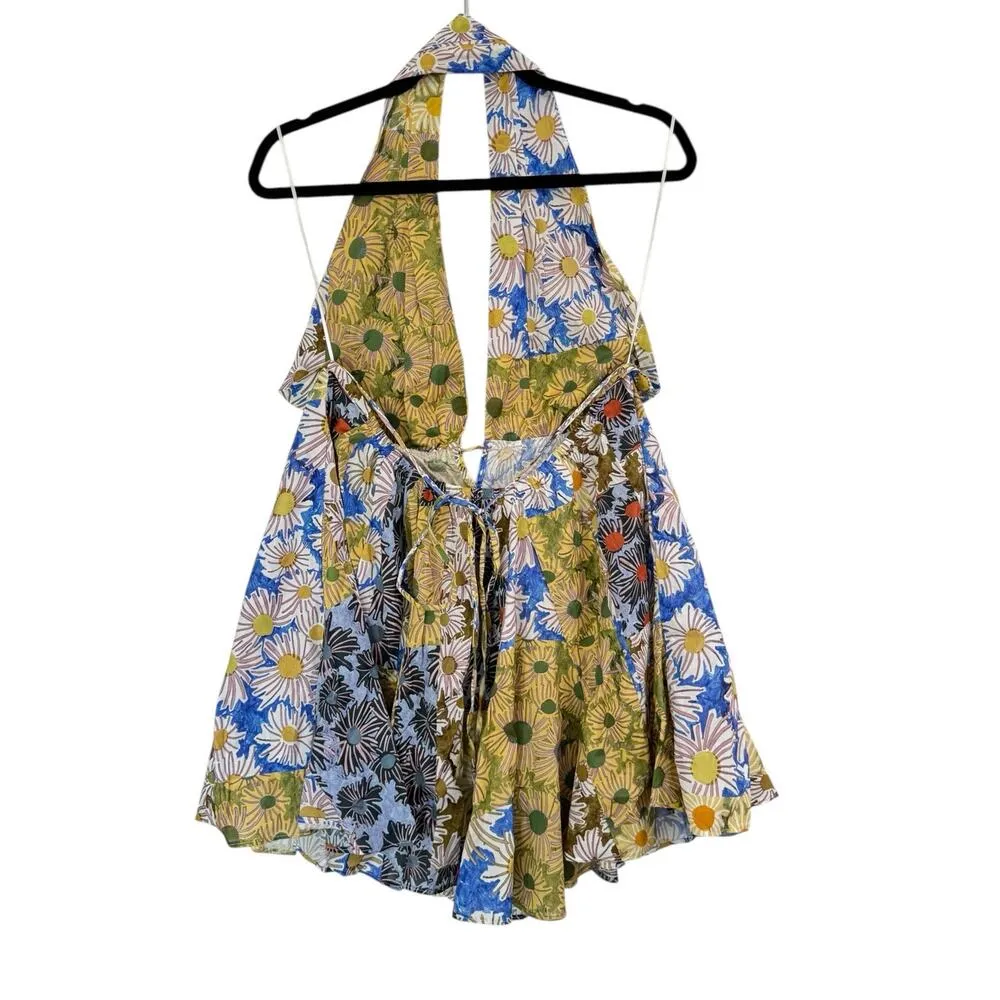 NWT! Zara Blogger Favorite Daisy Bloomcore Halter Mini Dress - Size XL - Image 7
