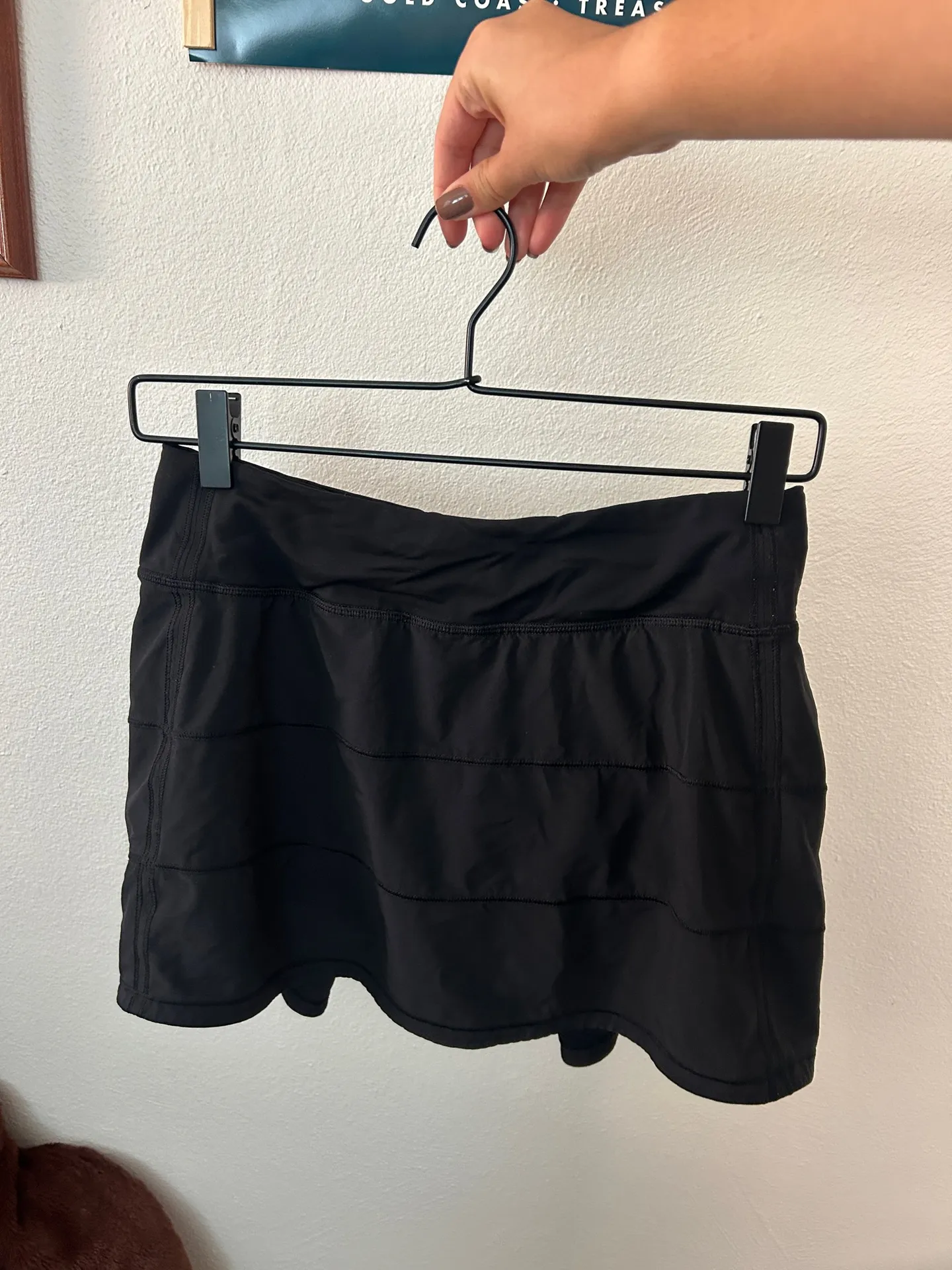 Lululemon Pace Rival Mid-Rise Skirt Long 4 Black - Image 4