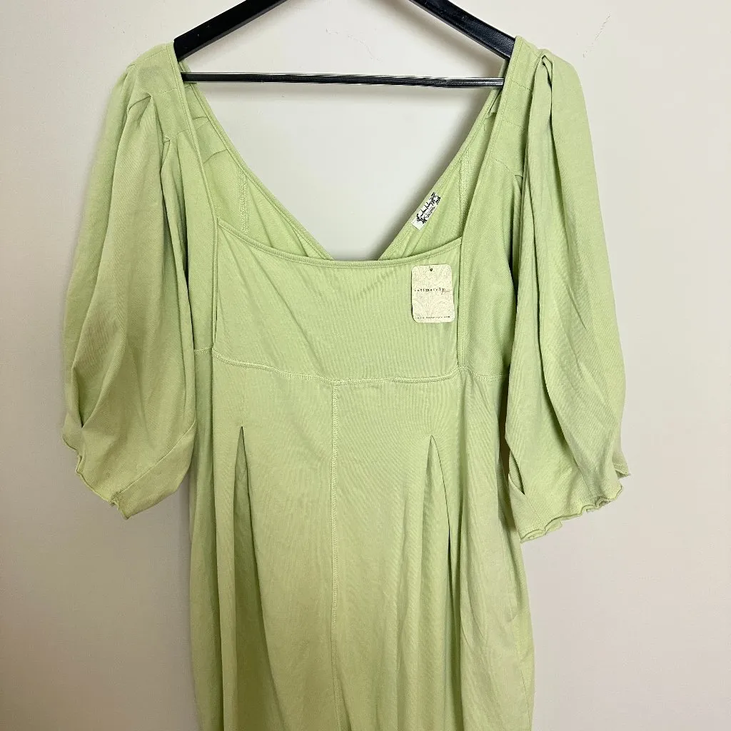 FREE PEOPLE Lotta Love Romper in Aloe Wash Size Small NWT - Image 3