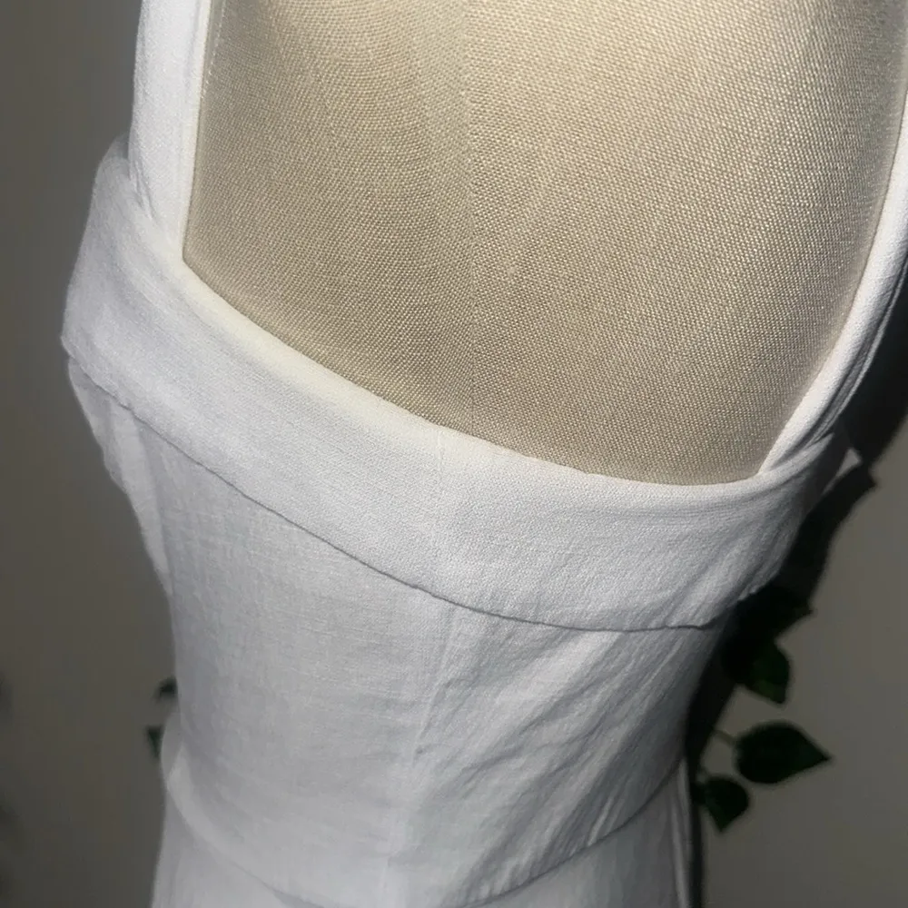 Blue Rain Bow Tie Strap Mini Dress With Pockets!! - Image 5