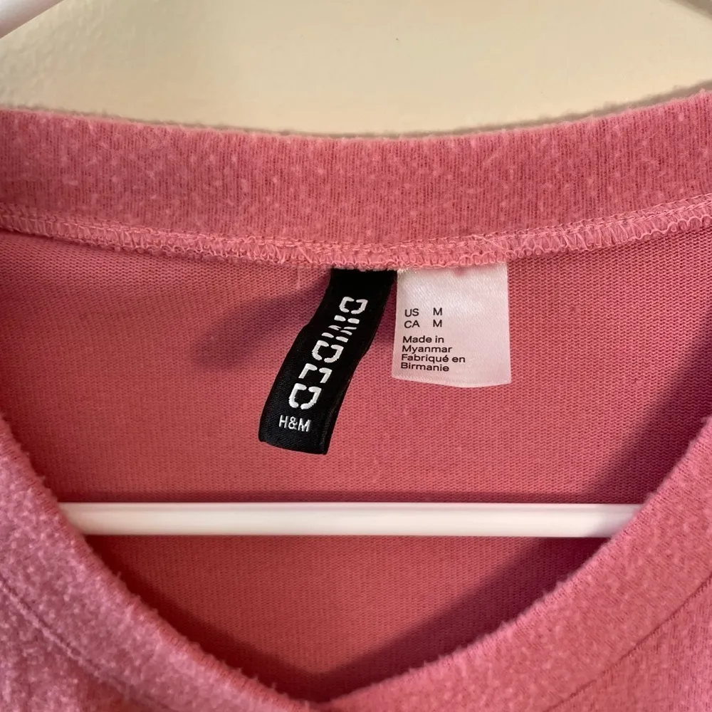 Divided Pink Open Front Button Down Cropped Women’s Small Cardigan Dressy - Image 3