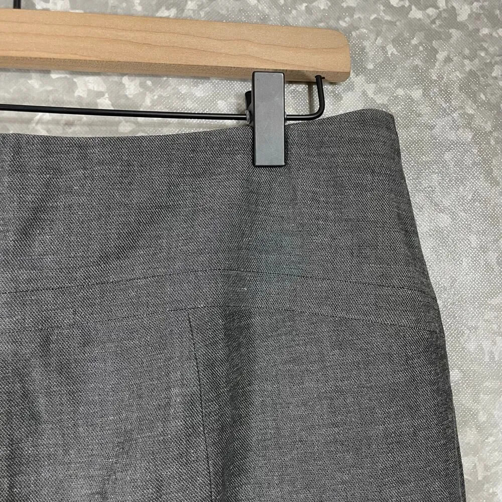 Express Women's Gray Corporate Short Pencil Skirt - Size 10 - Preppy, Straight - Image 5