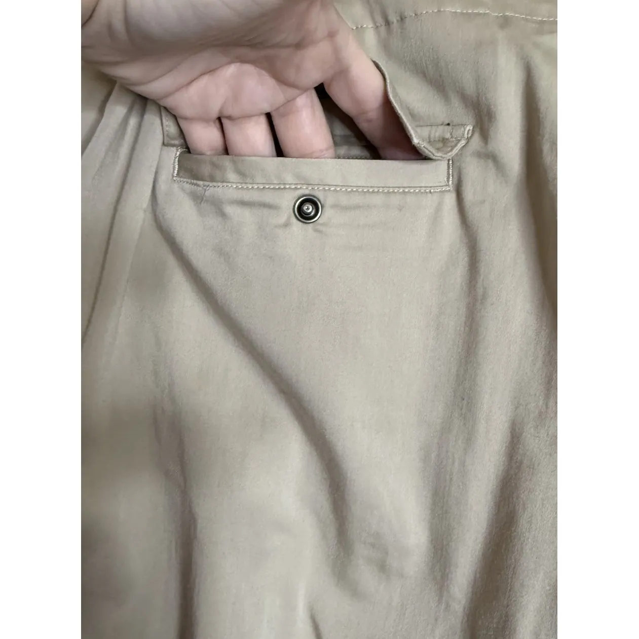 Chicos‎ Womens 2.5 US 14 Cropped Pants Cargo Pocket Preppy Classic Travel Casual - Image 5