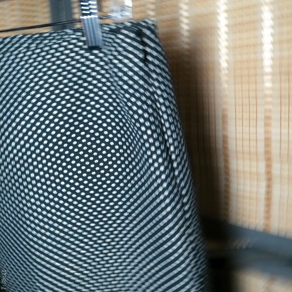 RSVP by Talbots Shimmering Jacquard Tailored Flat Front Ankle Pants - Image 5