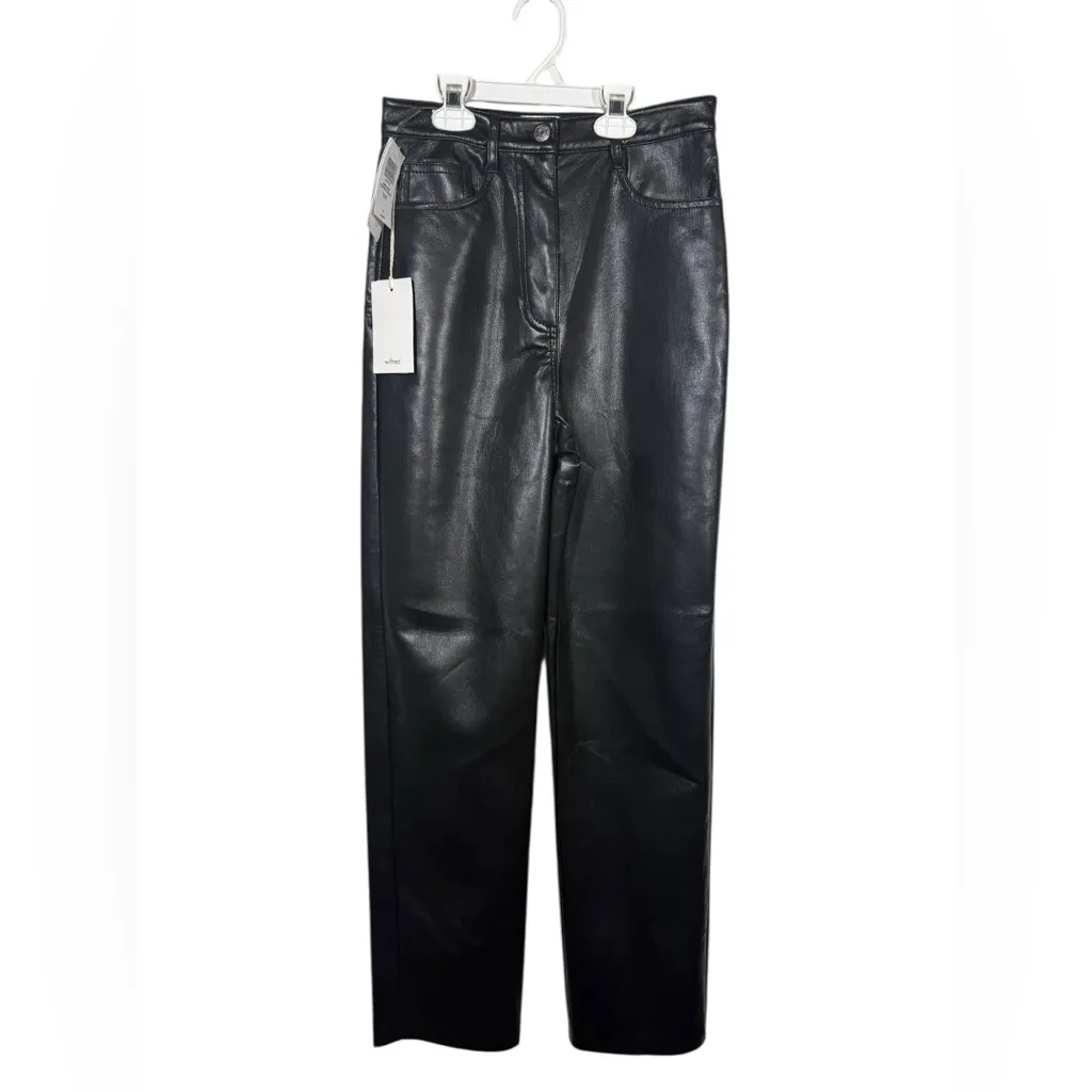 NWT Wilfred Melina Super High Rise Straight Leg Jeans Size 4 - Image 4