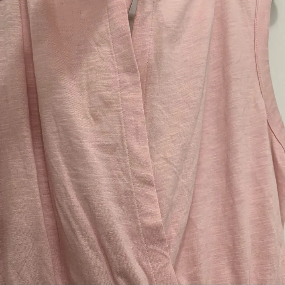 Banana Republic Pink Open Back Malibu Tee Size Small - Image 3