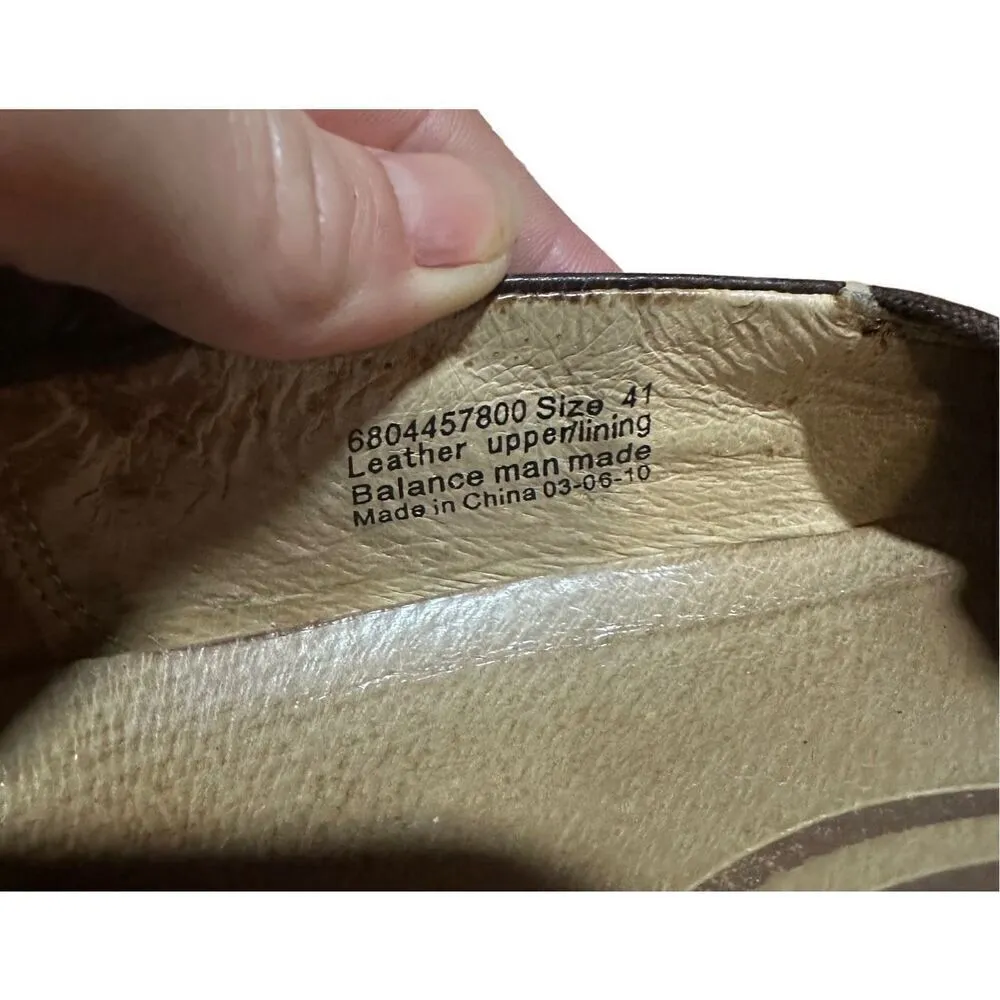 Dansko Pia Brown Leather Slip-On Loafers Size 41 (10.5-11) Womens - Image 6