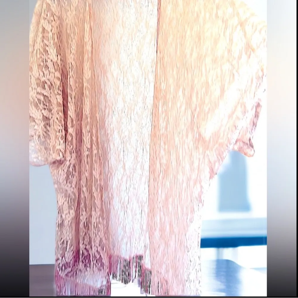 ASOS brand En Crème peach fringe hem kimono- - Image 13
