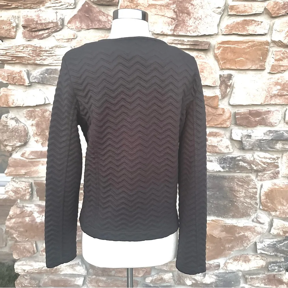 Calvin Klein Black Front Zip Jacket - Image 7