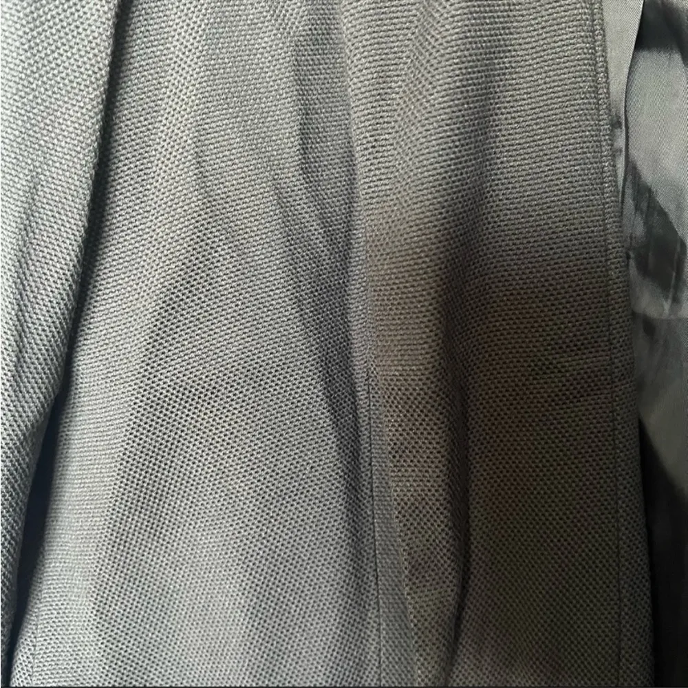 VTG RUSH blazer in gray textured jacquard size small - Image 8