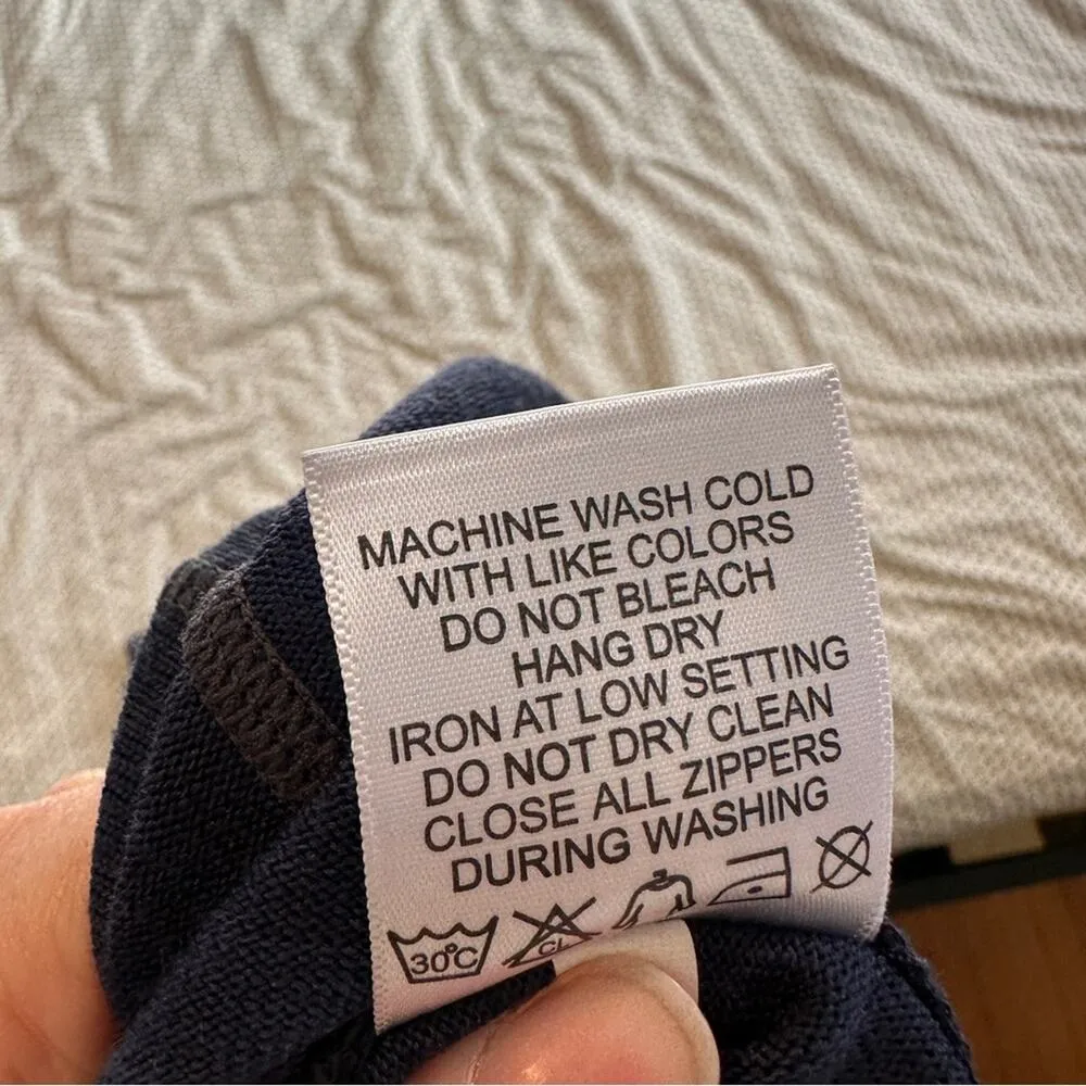 Storm Creek Founder Half Zip Sweatshirt Shirt Navy Medium Blue - Image 6