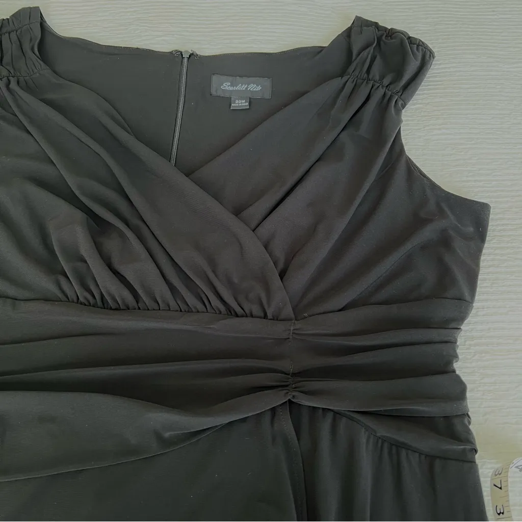 Scarlett Nite black formal dress wrap 22W plus size - Image 10