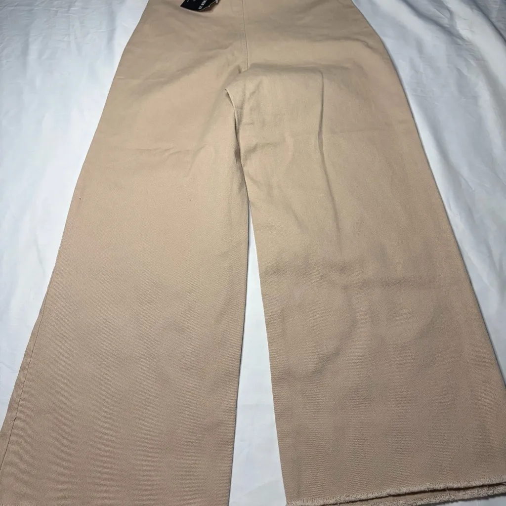 Forever 21 Beige Flare Wide Leg Jeans - Image 6