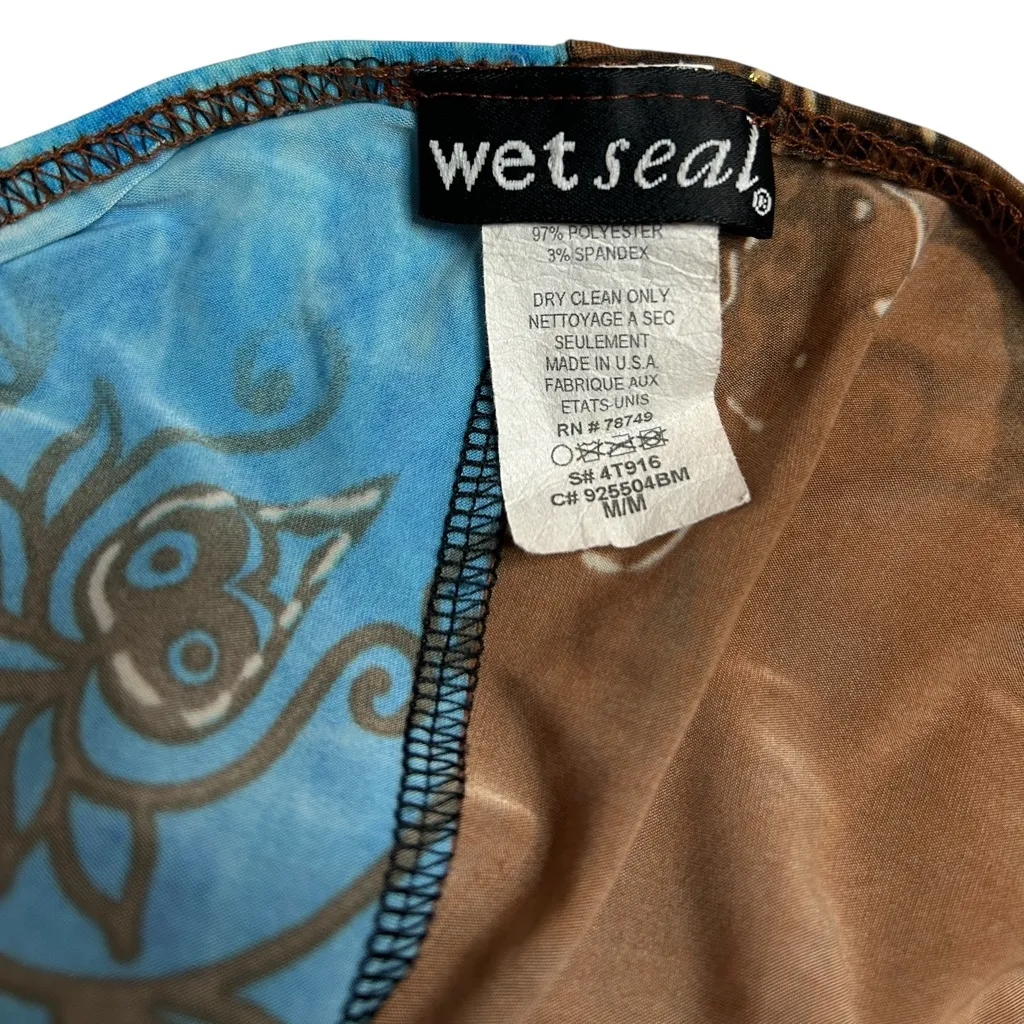 Rare Vintage Y2K Wet Seal Strapless Boho Fairy core Halter Top with Moon Pendant - Image 15