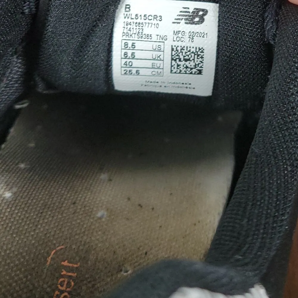 New Balance 515V3 Womens Sneakers 8.5 Black Pink Leopard WL515CR3 Lace Up Shoe - Image 4