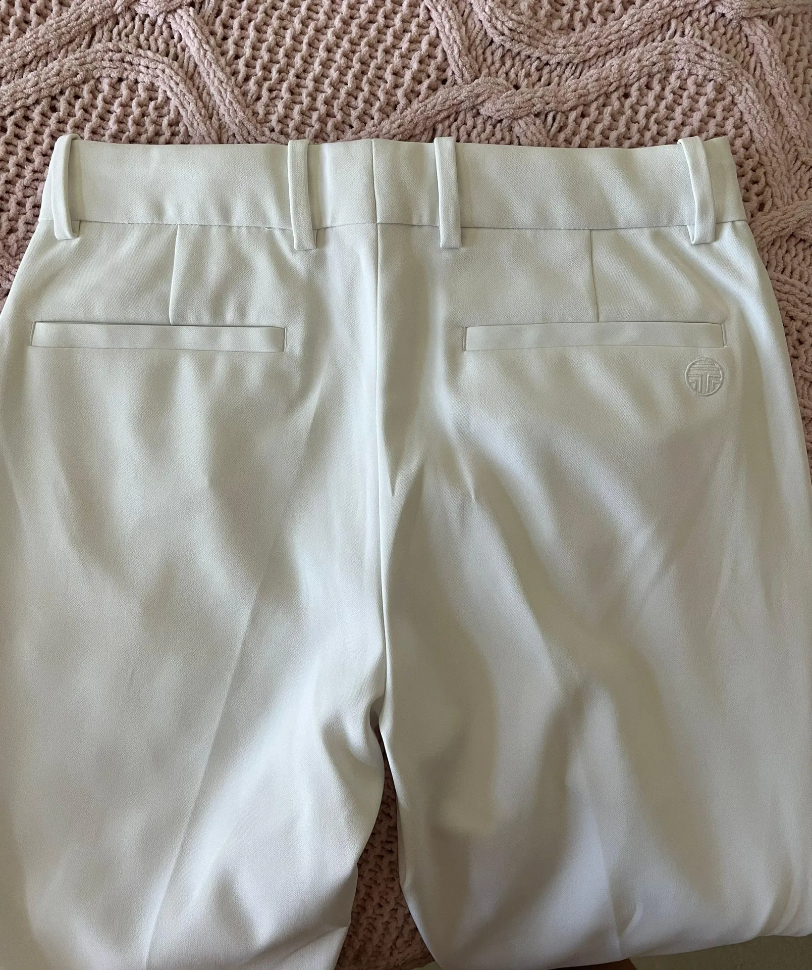 Tory Burch White Fitted Pants  - Image 6