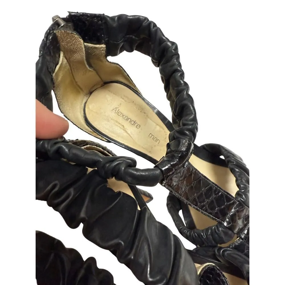 Alexandre Birman  Black Heels Sz. 7 - Image 3