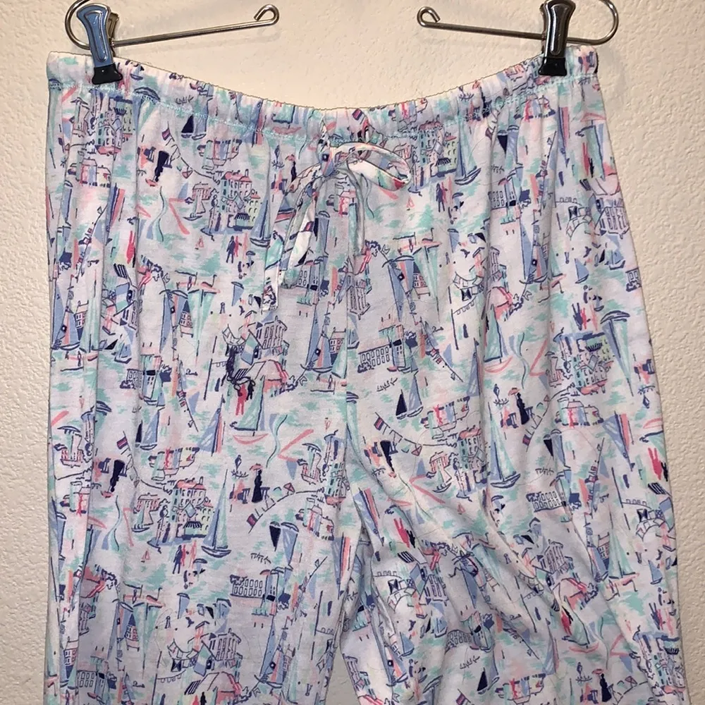Adonna lighthouse nautical beach capri pajama pants - Image 2