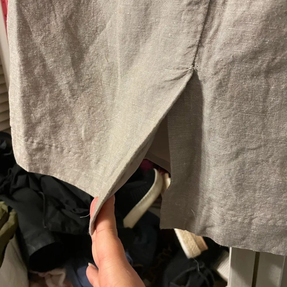 BANANA REPUBLIC LINEN PENCIL SKIRT - Image 3