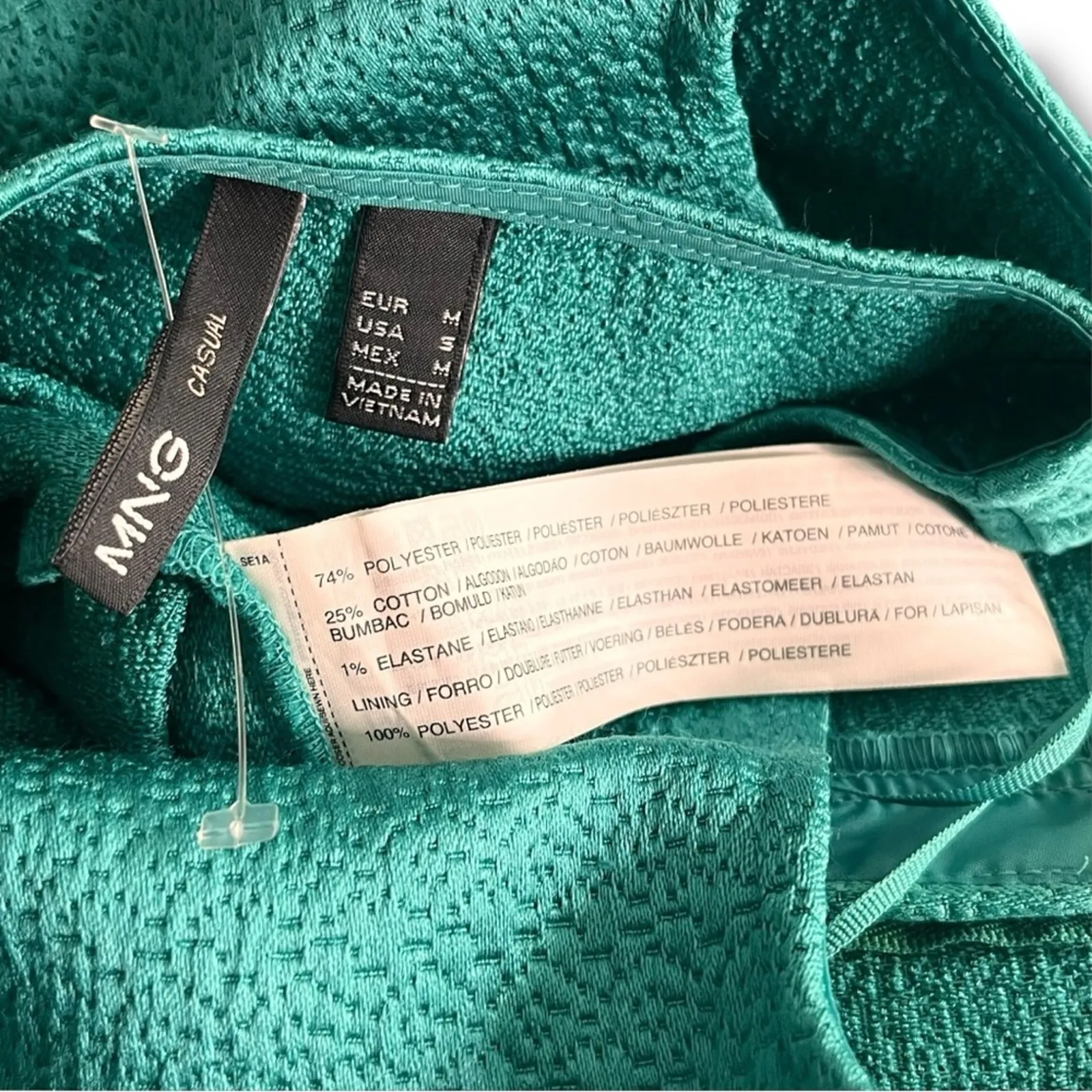 MNG Mango bodycon sleeveless dress NEW Green - Image 6