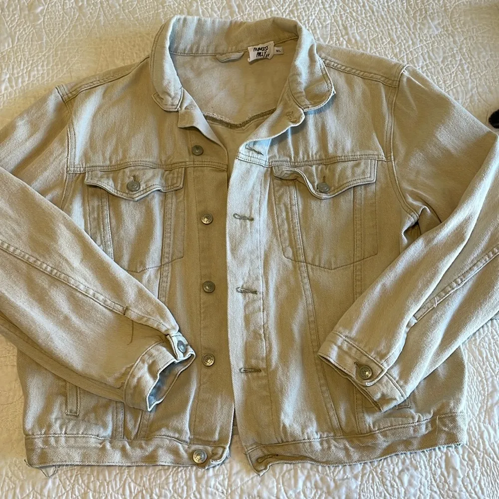 Beige Western Denim Jacket - Image 2