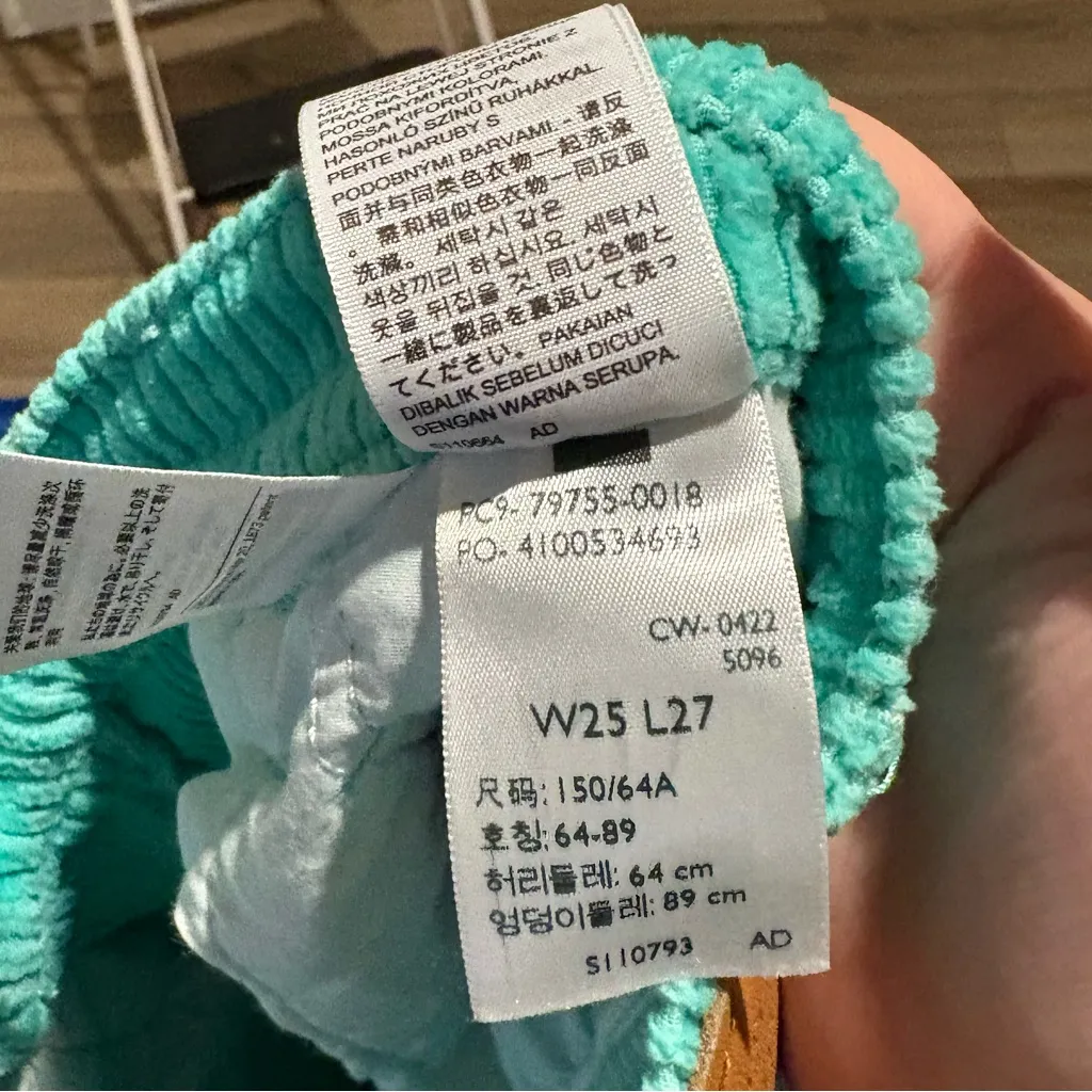 Levi's Ribcage Straight Ankle‎ Corduroy Pants  Green Size 25 - Image 9