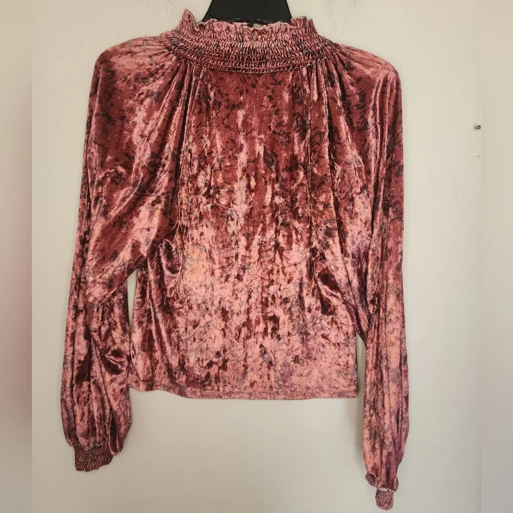 Free People Go Get Em' Velvet Wine - Image 6