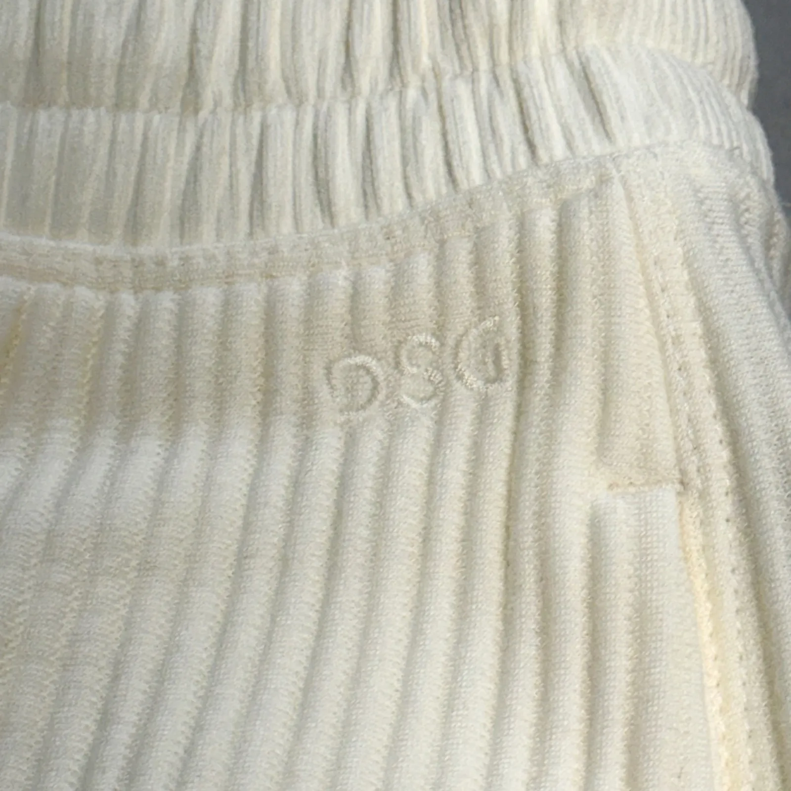 DSG Women's Everyday High Rise Ottoman Jogger Sweatpants Light Cream XS NEW - Image 4