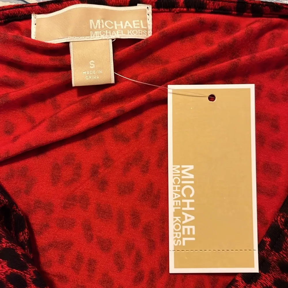 Michael Kors leopard print tunic size small - Image 7