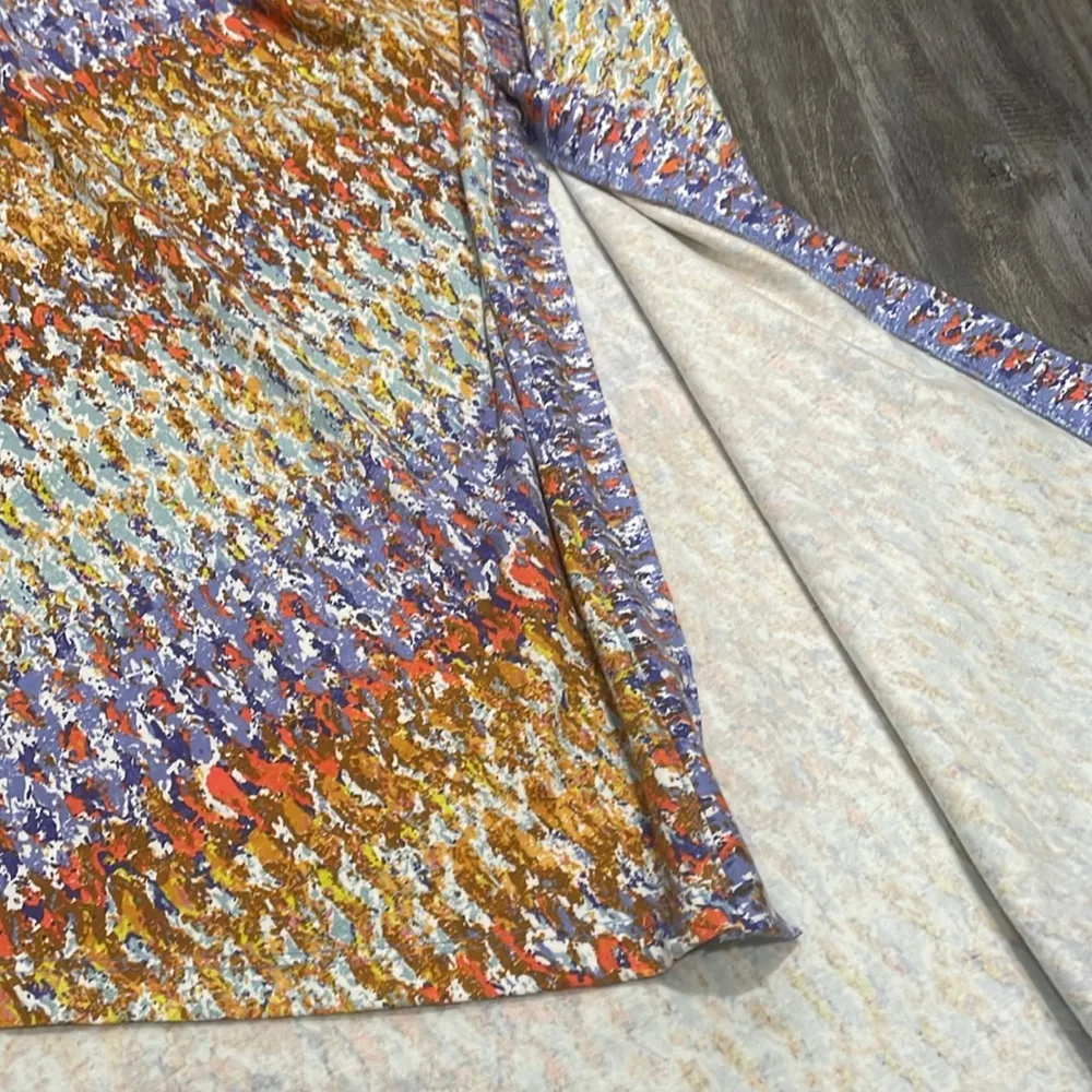 ANTHROPOLOGIE Daily Practice Purple Motiff Treasure Dress size small - Image 16