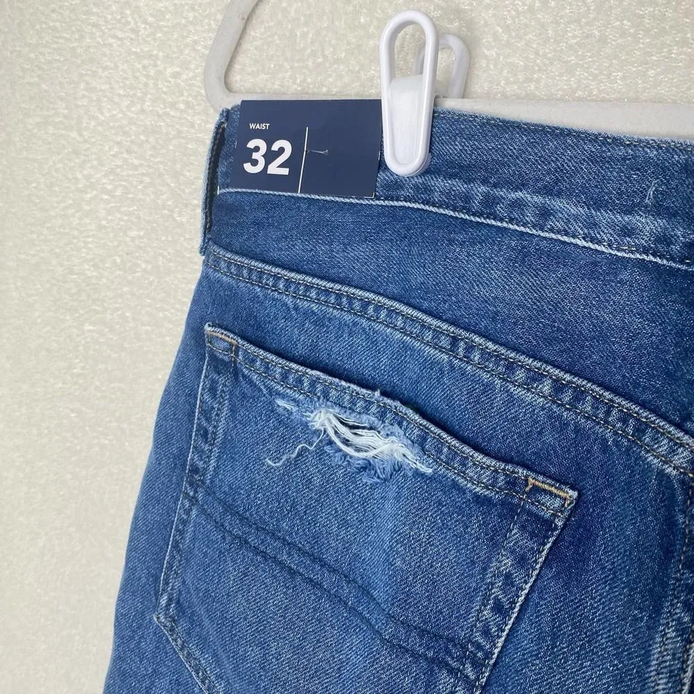 Tommy Jeans Hotpant Frayed Denim Jean Shorts Size 32 Tommy Hilfiger Blue New - Image 13