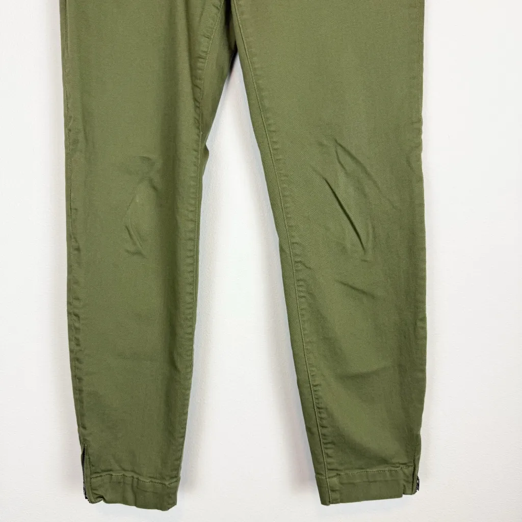 Kut From‎ The Kloth Reese Ankle Straight Leg Utility Pants Olive Green Size 0 - Image 5