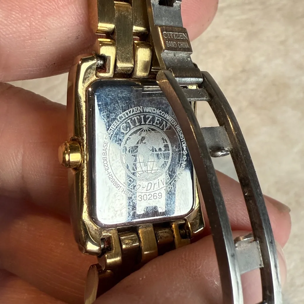 Citizen Eco Drive Mother of Pearl & Swarovski Crystals Women’s Watch - Image 11