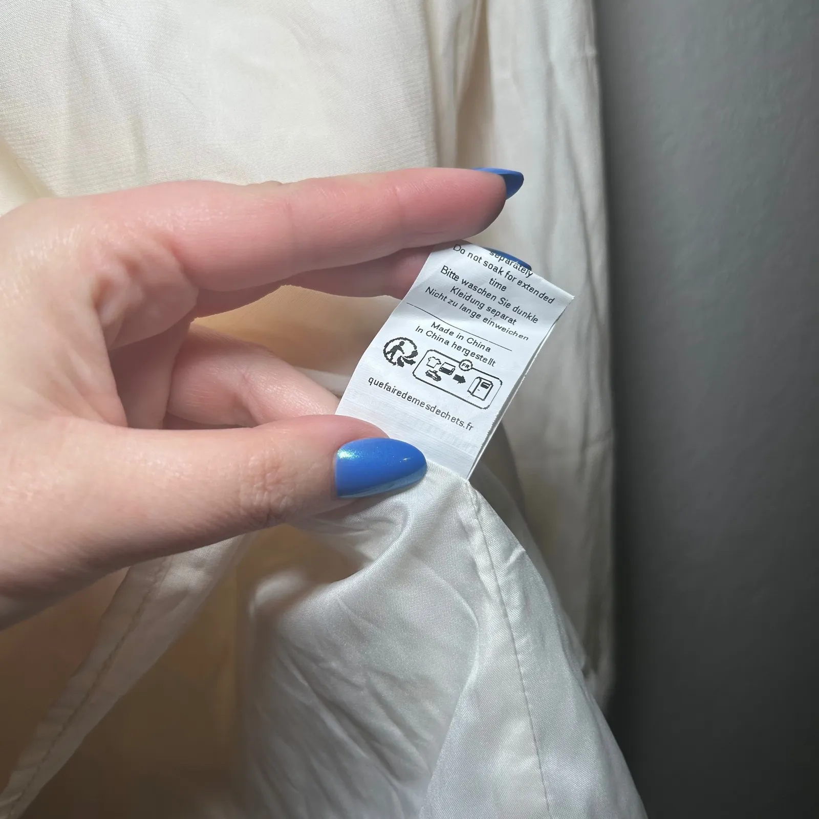 scarlet darkness beige ruffle long sleeve blouse women's large regency ren faire - Image 6