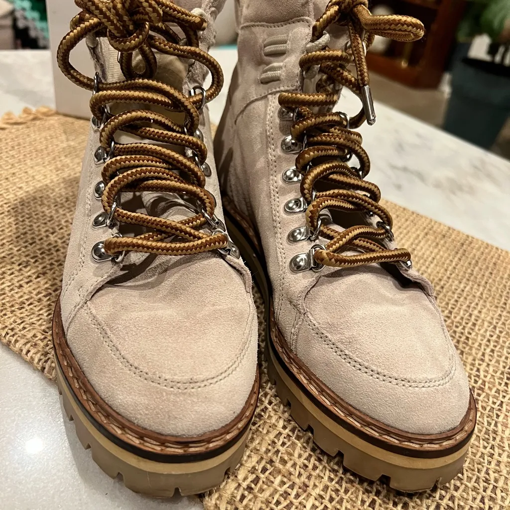 Mango Suede Lace-up Hiking Boots‎ - Image 3