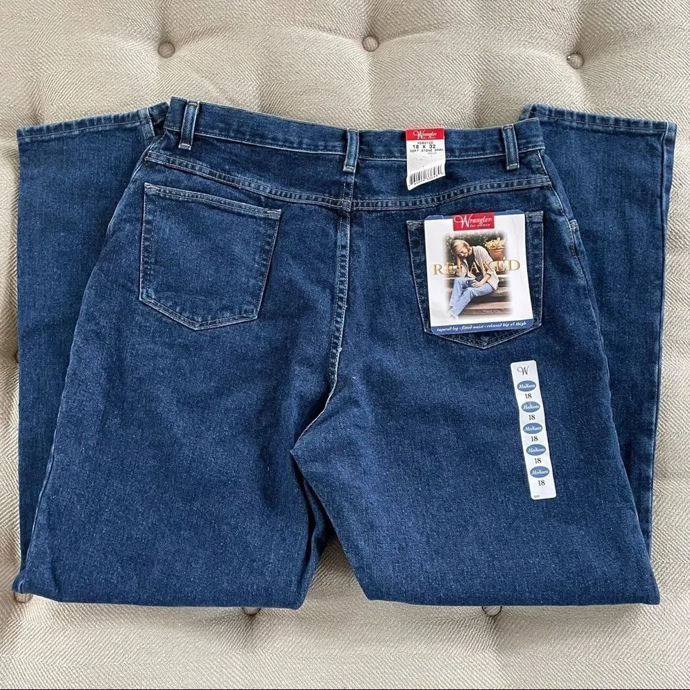 Wrangler for Women Relaxed Fit Mom Jeans NWT 18 x 32 - Image 3