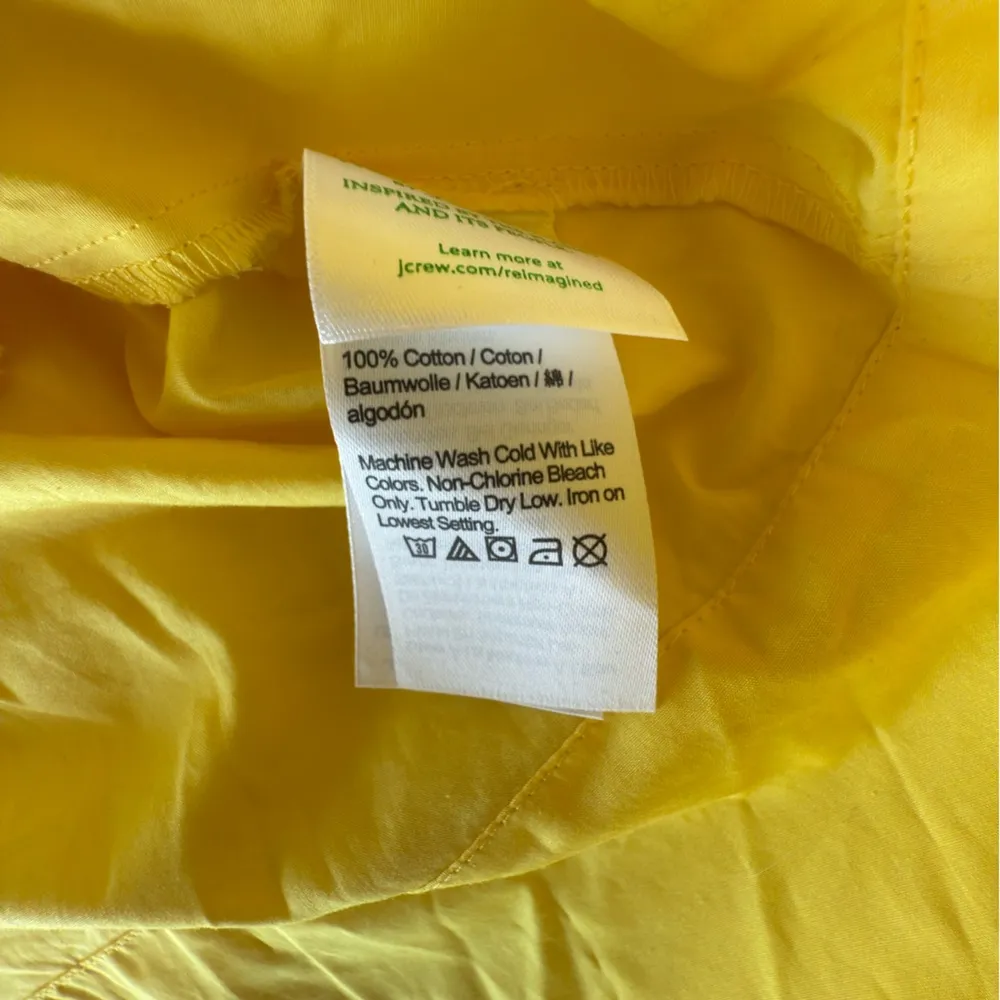NWT JCrew Short-sleeve mini shirtdress in cotton poplin Size/ M - Image 12
