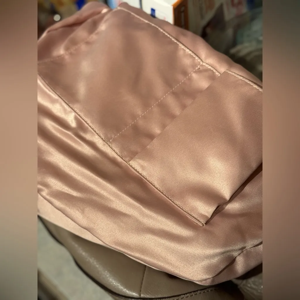 COACH Kristin Sand Brown Luxury Leather Large Satchel Two Way Bag Purse 19295 - Image 7